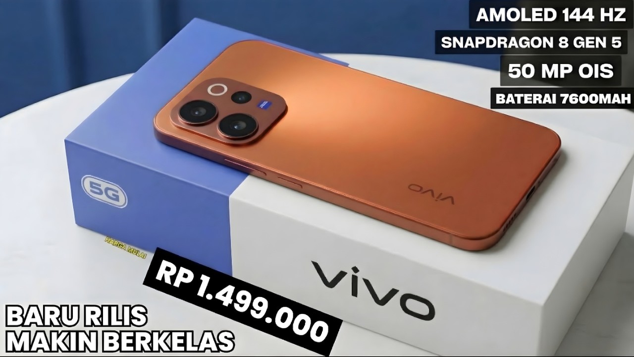 BARU RILIS MENGGEBRAK PASAR‼️7600MAH, 12/512GB - HP VIVO TERBARU MARET 2026