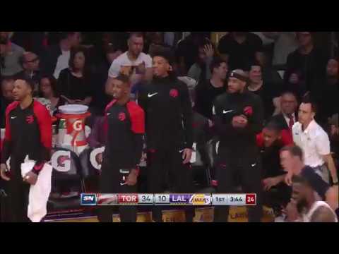 Serge Ibaka Career High Full Highlights Raptors vs Lakers 2018  34 Points, 9 Reb in 3 Qtrs!