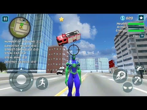 Flying Spider Superhero Amazing City Missions - Android GamePlay