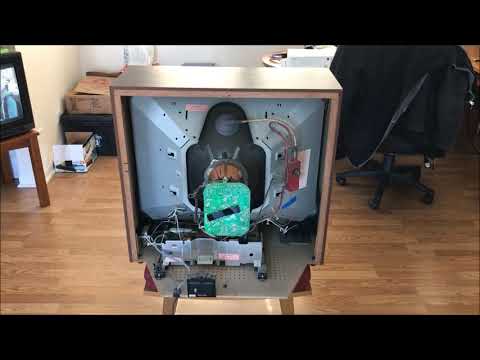 Sony Trinitron 27" Model KV-2665 (1985) Overview and Minor Repair