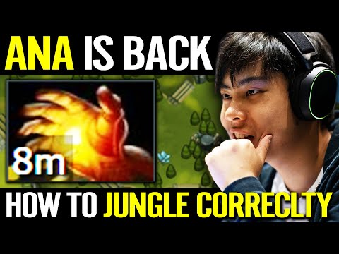 8MIN MIDAS ANA IS BACK For TI10 - How To Jungle Correctly Nature's Prophet Guide Dota 2 Pro Gameplay