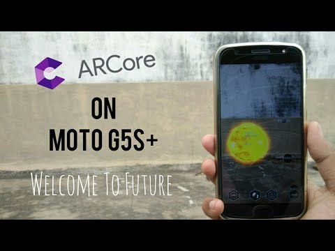 ArCore Demonstration On  Moto G5S plus