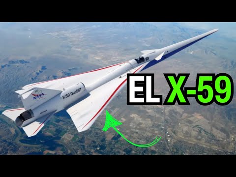 ¡El Futuro Está Aquí! El X-59 🚀 #avancestecnológicos #top #viralvideo #exploraciónespacial