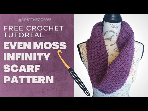 Quick And Easy Crochet Infinity Scarf Pattern For Beginners - Free Pattern