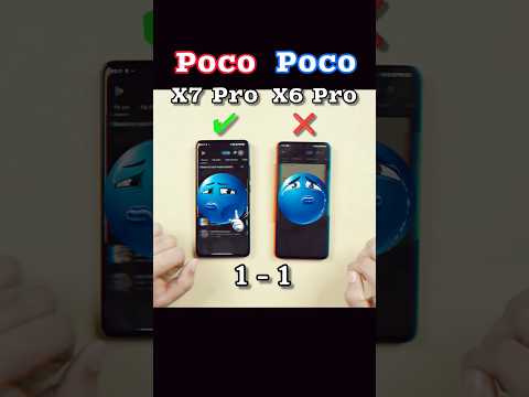Poco X7 Pro VS Poco X6 Pro Speed test #phonk #speed #test #vs #pocox7pro #pocox6pro #edit #shorts