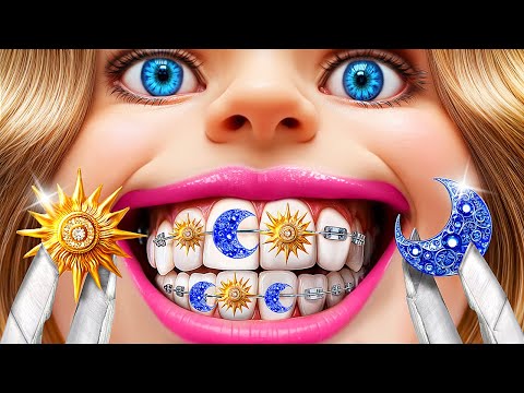 One Colored Makeover Challenge! Day Girl and Night Girl!