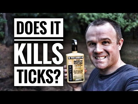 Sawyer Permethrin - Kill Ticks -  Does It Work?