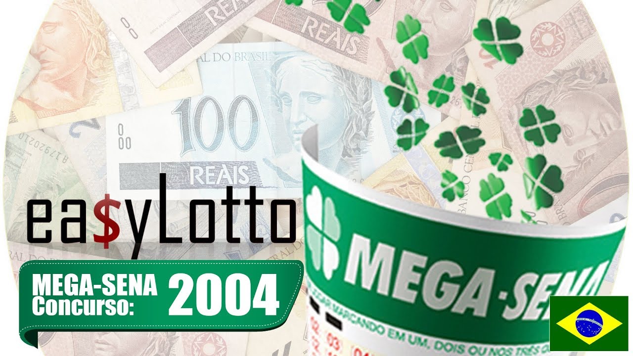 Resultado MEGA SENA 2004 13/01  🍀