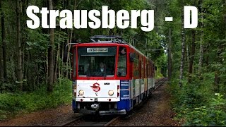 preview picture of video 'TATRA KT8D5 in Strausberg (08.08.2012)'