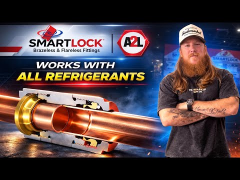NO MORE BRAZING | Would YOU Try These Fittings? | SmartLock At AHR 2026