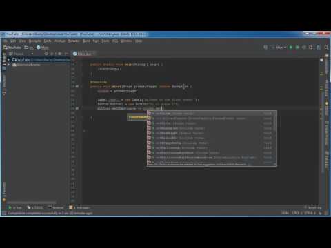 JavaFX Java GUI Tutorial   4   Switching Scenes