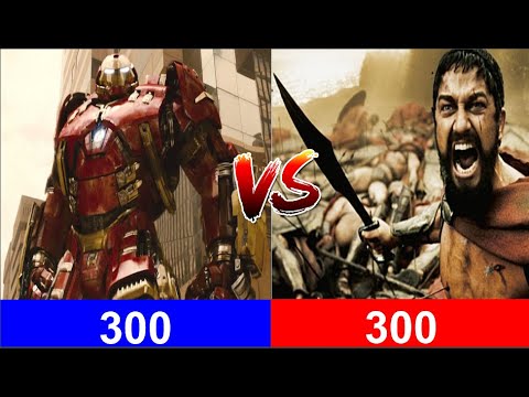 Hulkbuster Vs 300 spartans (1 vs 1) - Ultimate Epic Battle Simulator