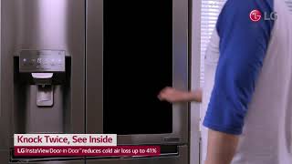 Video 4 of Product LG SIGNATURE WiFi-Enabled InstaView Door-in-Door Refrigerator