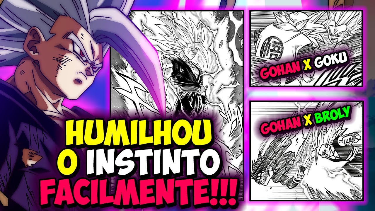 Gohan DESTRUIU o Instinto Superior e ainda BATEU em BROLY!!! Capítulo Final de DBS 103 Traduzido Cap