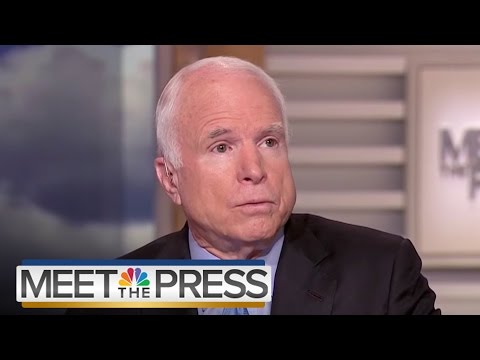 John McCain: North Korea 'May Be The First Test' Of Trump Presidency | Meet The Press | NBC News