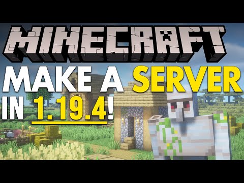 How To Make a Minecraft Server in Minecraft 1.19.4