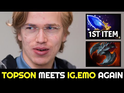 TOPSON meets IG.EMO again — Who will Carry the Game?
