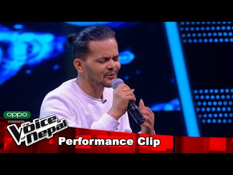 Bijay Bhandari "Pardeshi Nabhana"| Blind Audition Performance | The Voice of Nepal S3