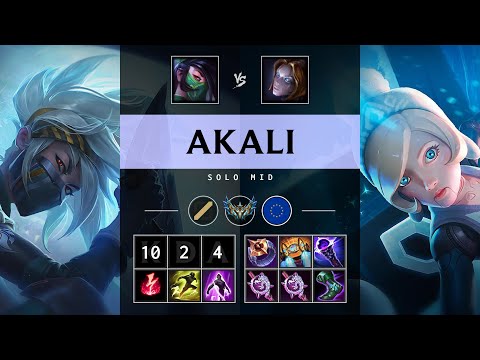 Akali Mid vs Orianna - EUW Challenger Patch 25.15