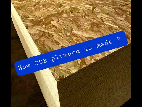 How OSB plywood is made from start to finish!
