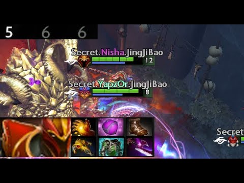 Nisha - Dragon Knight | Fnatic vs Team Secret  (game 1) BO2 | The International 2021