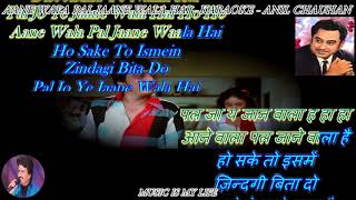 Aane Wala Pal Jaane Wala Hai - Karaoke With Scroll