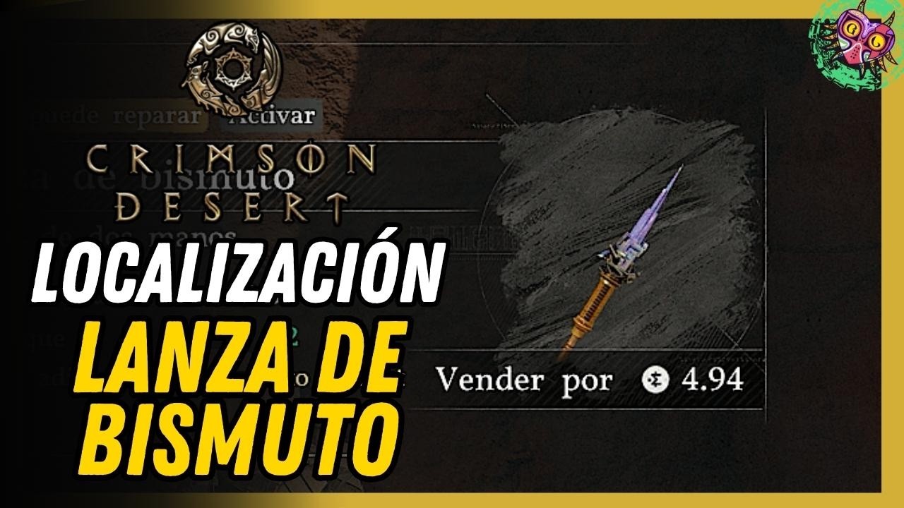 Cómo Conseguir Lanza De Bismuto Fácil | Ubicación Exacta Crimson Desert