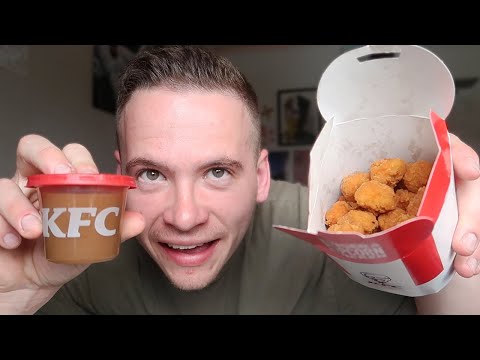 Eating KFC *NEW* ZINGER POPCORN CHICKEN!! 💥 NO EDIT EATING