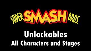 Super Smash Bros. 64 - Unlockables