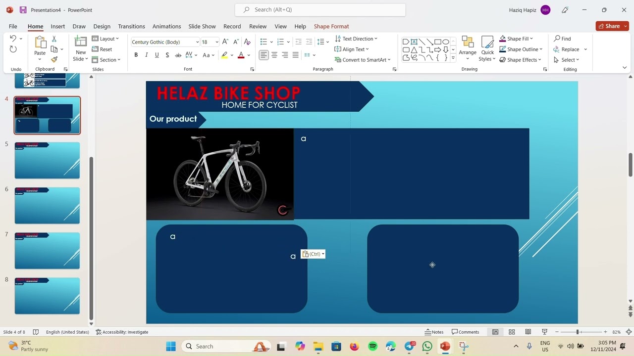 Tutorial creating a product catalogue using microsoft powerpoint