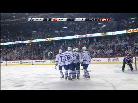 Raymond Goal - Leafs 3 vs Flames 1 - Oct 30th 2013 (HD)