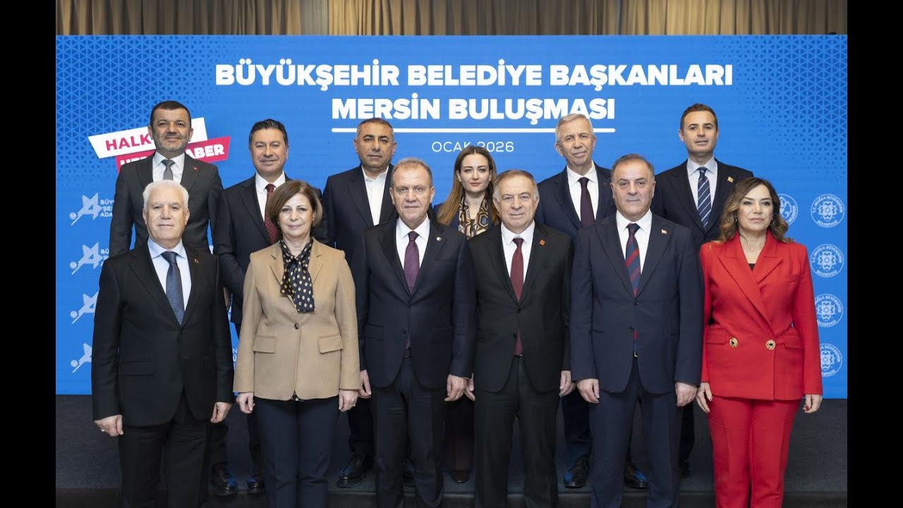 ‘CHP’Lİ BÜYÜKŞEHİR BELEDİYE BAŞKANLARI’ HALK İÇİN HEP BERABER MERSİN’DE BULUŞTU 1