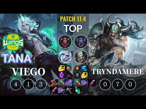 JAG TaNa Viego vs Tryndamere Top - KR Patch 11.4