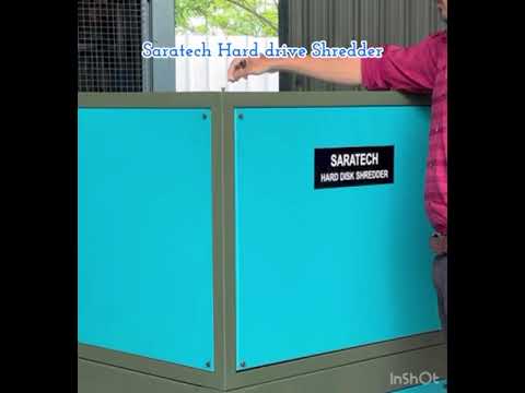 100 Hard Disc/hour Hard Drive Shredder