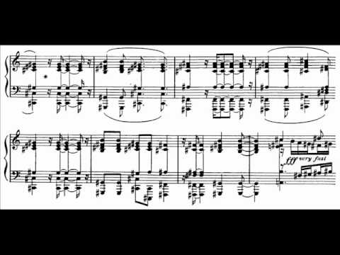 Hamelin plays Ives - Concord Sonata (2nd mvt, Hawthorne) Audio + Sheet music