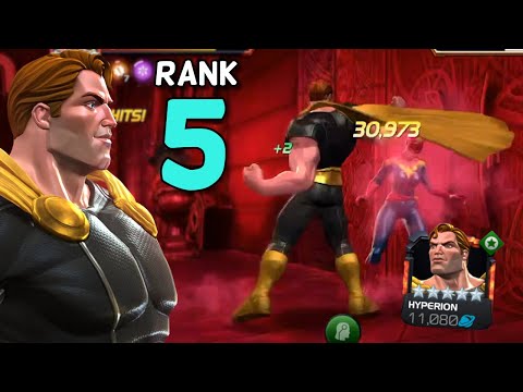 Rank 5 - 5* Hyperion is The God Tier I Needed! | Marvel Contest of Champions