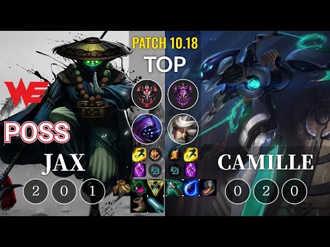 WE Poss Jax vs Camille Top - KR Patch 10.18