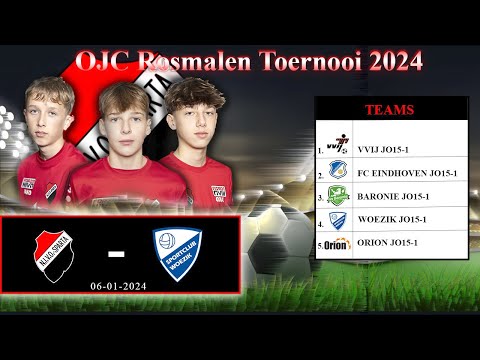 OJC ROSMALEN TOERNOOI 2024: WOEZIK JO15-1 - NIVO SPARTA JO15-1