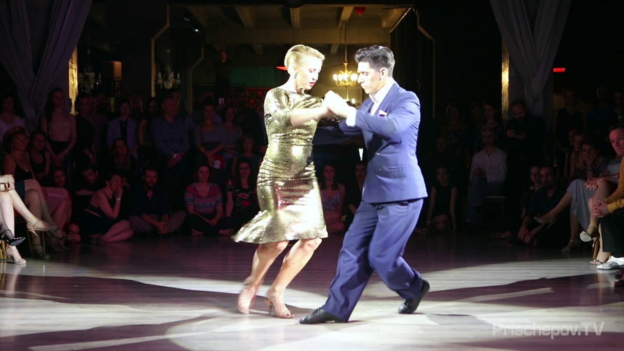 Sara Grdan and Ivan Terrazas, 2-4, Moscow, milonga "Ideal" PLANETANGO 6.04.2018