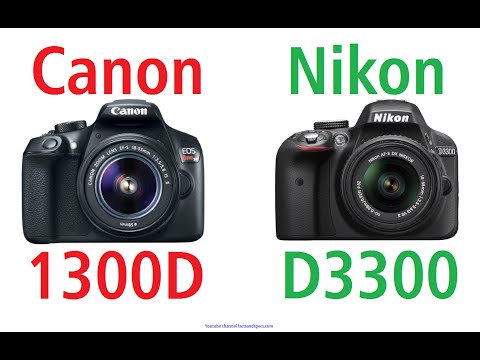 Canon EOS 1300D / Rebel T6 vs Nikon D3300