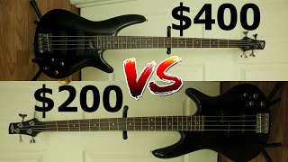 Video thumbnail for Ibanez GSR200 VS SR300.  $200 Ibanez Bass VS $400 Ibanez Bass Shootout Review by Dylan Kowalski