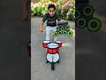 Red Drum Set And Electronic Drum Set Vs Hand Roll Up😱