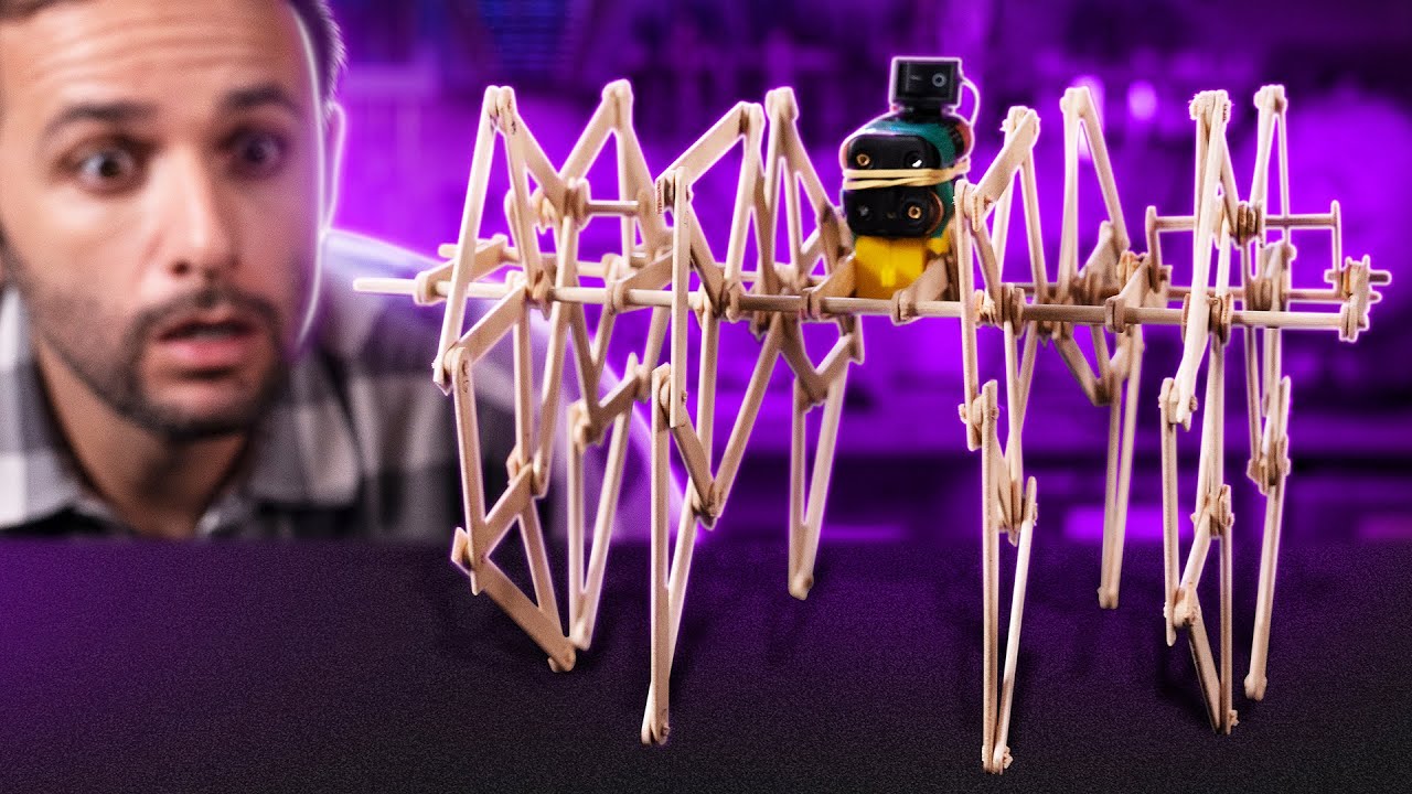 ROBÔ que ANDA IGUAL ARANHA: Faça em casa