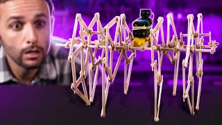 ROBÔ que ANDA IGUAL ARANHA: Faça em casa