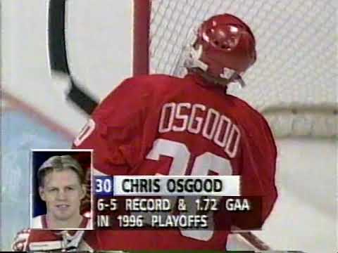 NHL 1996 05-23-96 Red Wings at Avalanche gm 3 pt 1 of 2