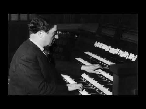 Maurice Duruflé performing his own Suite for Organ (Opus 5) [of course, No Toccata]