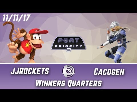 Port Priority 2 - JJROCKETS (Diddy Kong) Vs. Cacogen (Sheik) - Winners Quarters