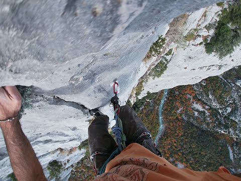A glimpse of climbing at the Verdon Gorge ("Saute d'Homme" and "Cocoluche")