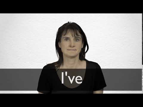 How to pronounce I'VE in British English