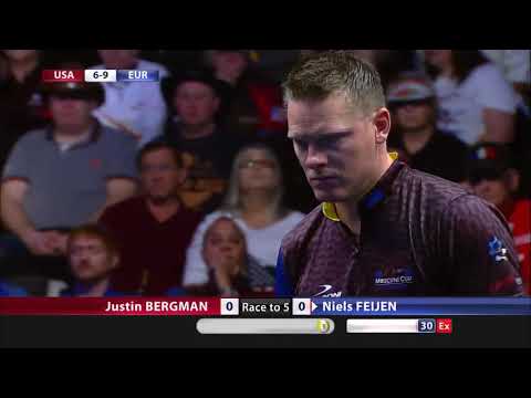 Justin Bergman vs Niels Feijen | 2015 Mosconi Cup